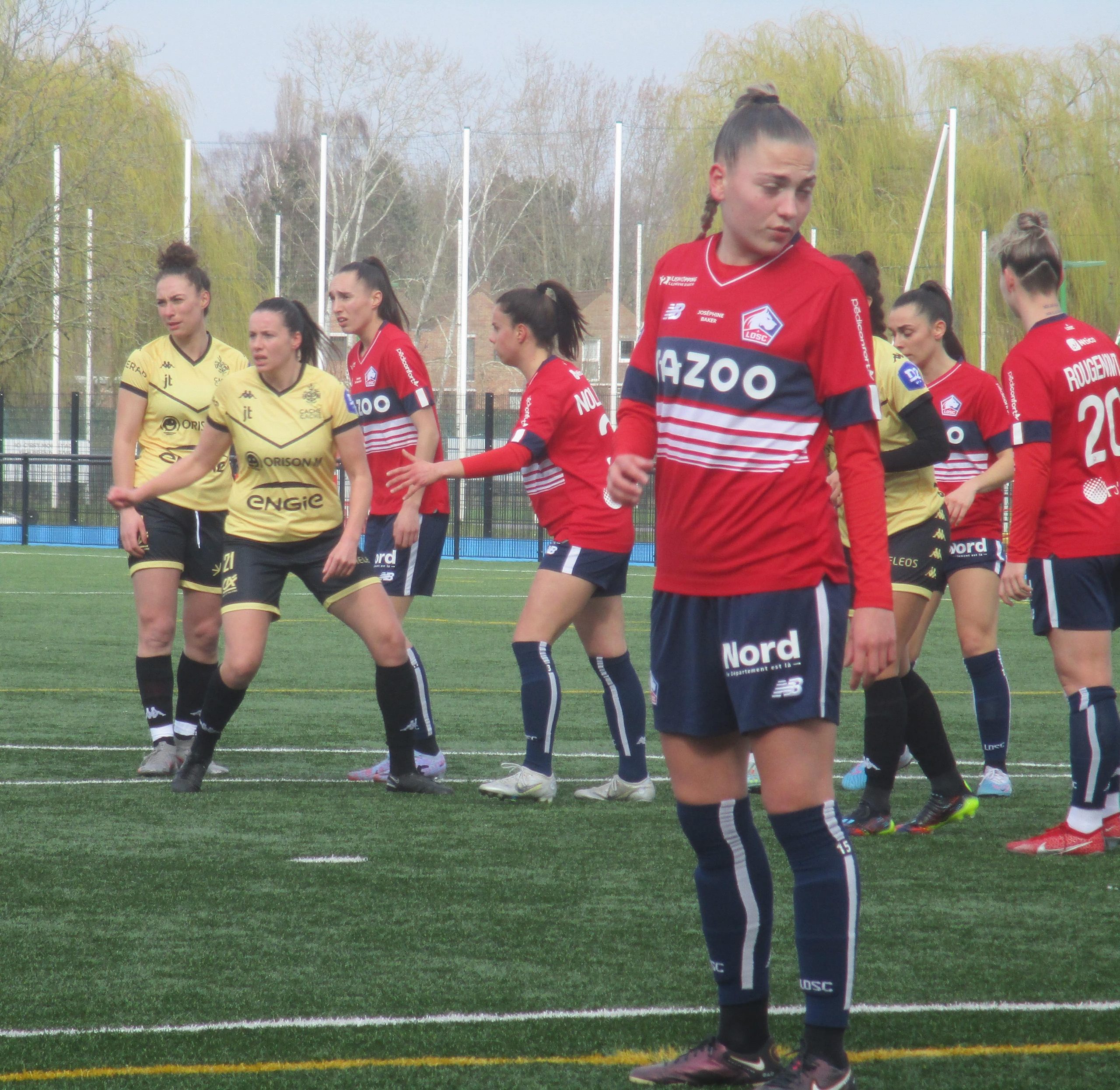 Short De Foot LOSC Lille - Féminin - Porté Par Elisa Launay - Taille S - Occasion