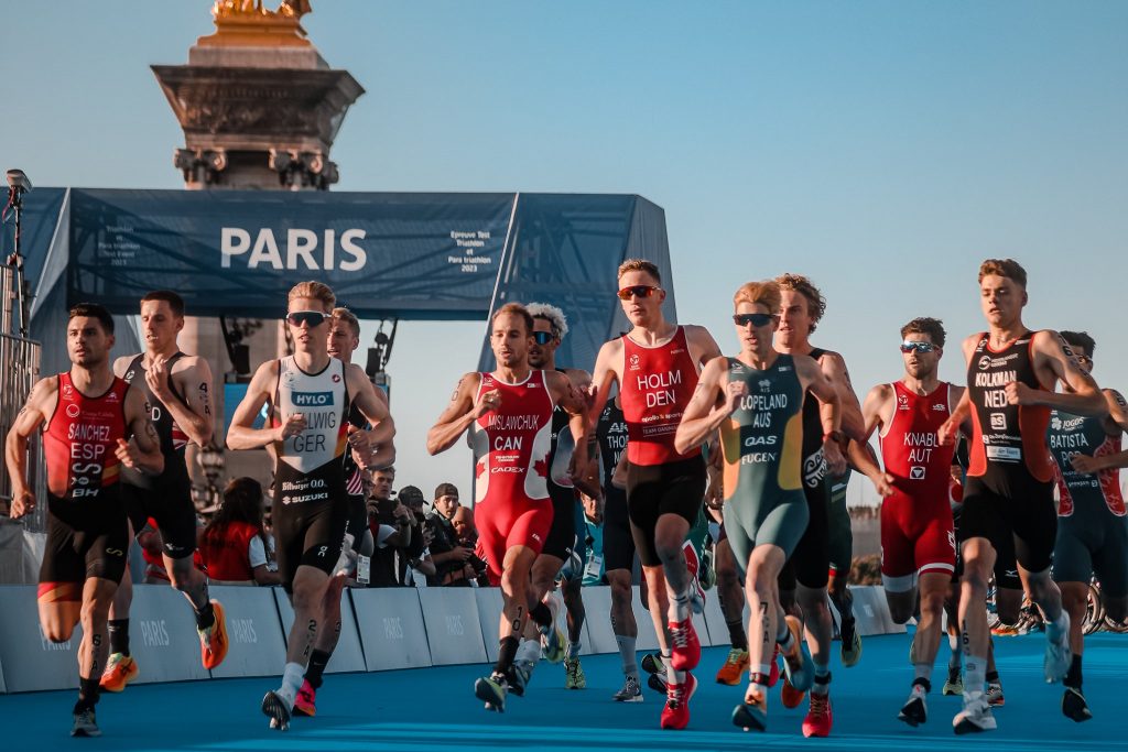 Paris 2024 triathlon test Event