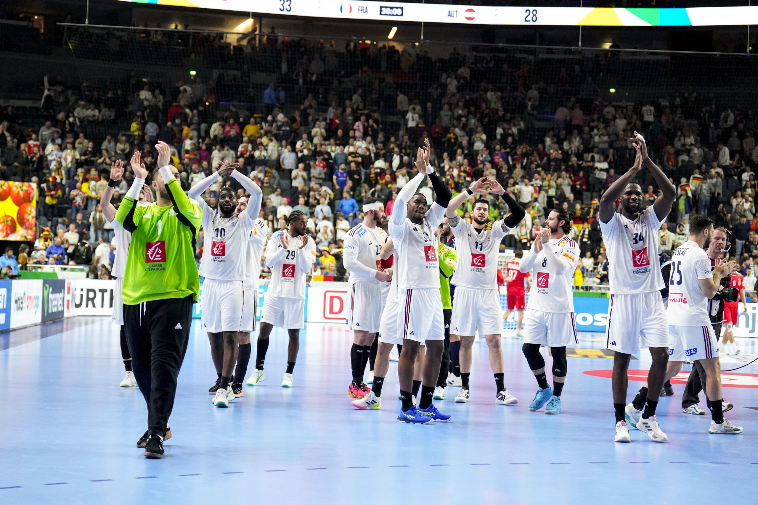 Handball France Autriche 3328 à l'Euro 2024
