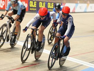 Championnats d'Europe piste à Zolder Borras et Berteau