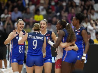 Volley féminines France-Brésil