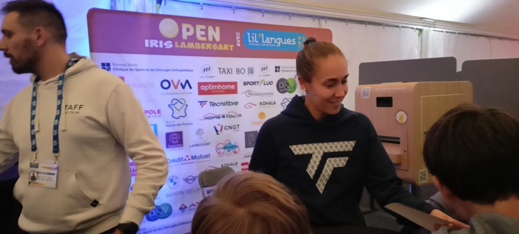 Tennis tournoi CNGT de Lambersart Pauline Payet