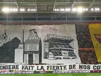 Football Lens-Marseille tifo