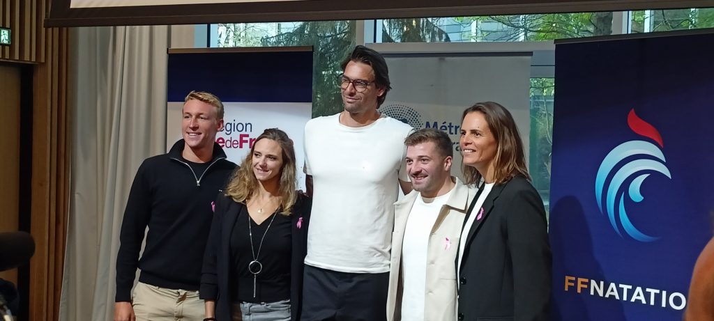 Marc-Antoine Olivier ambassadeur Paris 2026 natation