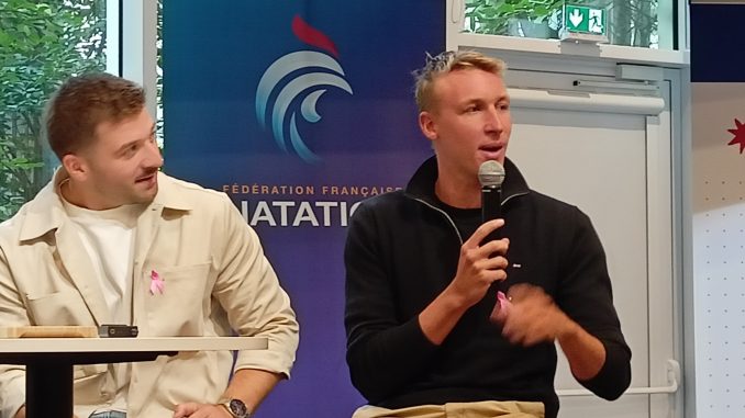 Natation Marc-Antoine Olivier ambassadeur Paris 2026