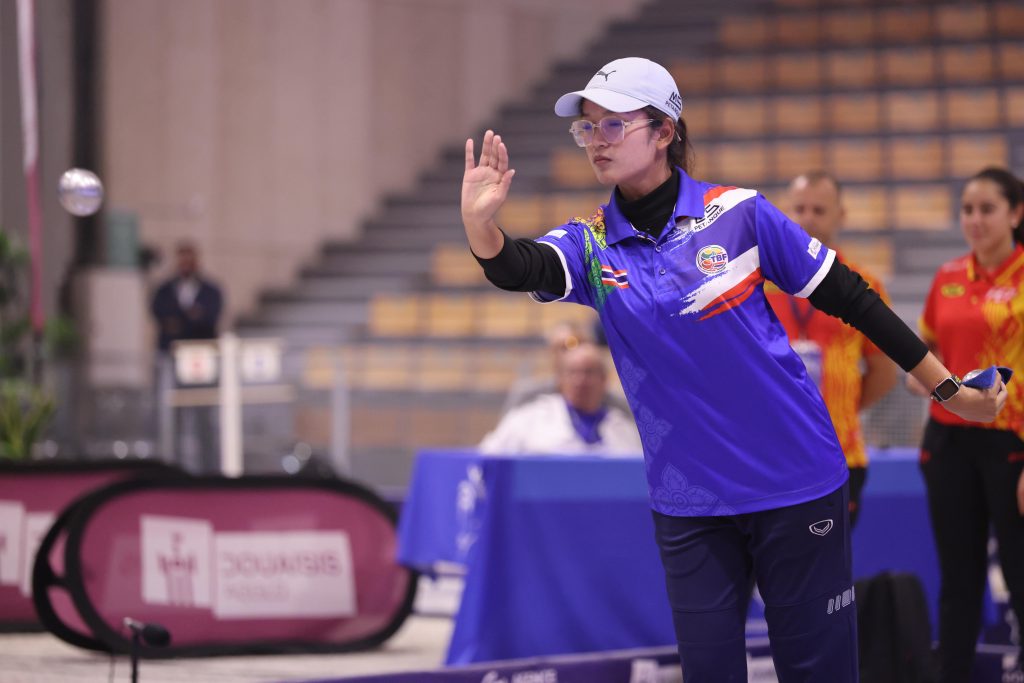 Mondiaux de pétanque féminins à Douai Choochuay Kantaros