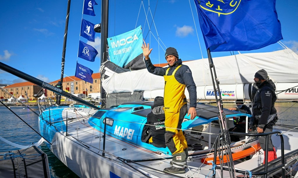Transat Café l'Or départ Thomas Ruyant