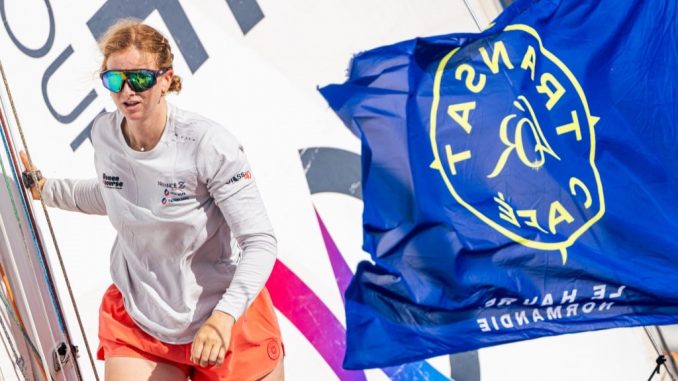 Transat Café l'Or Théa Khelif arrivée