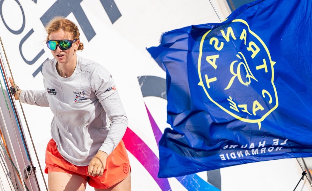 Transat Café l'Or Théa Khelif arrivée