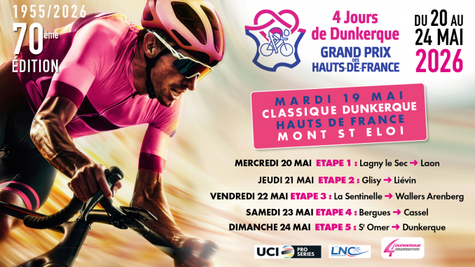 4 Jours de Dunkerque 2026 l'affiche