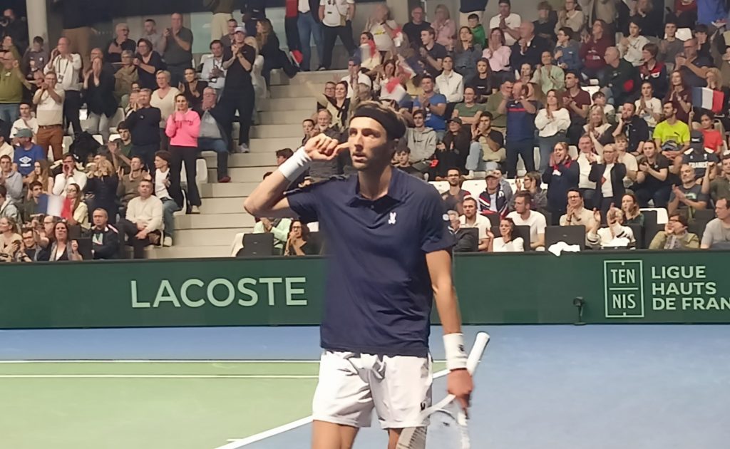 Tennis Coupe Davis France-Slovaquie Arthur Rinderknech