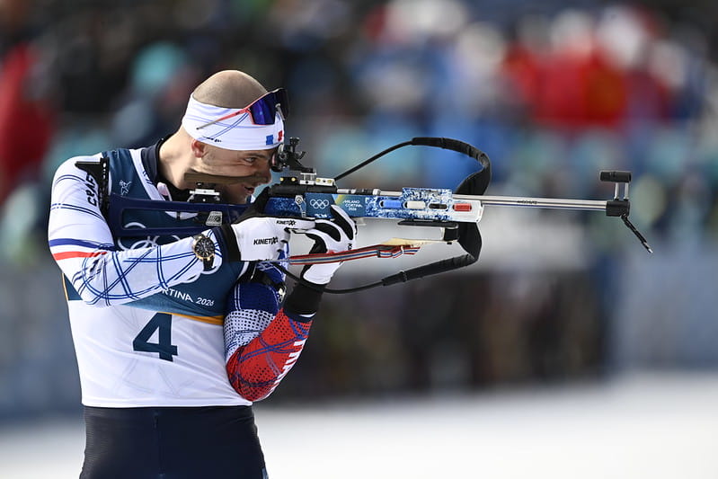 JO d'hiver 2026 biathlon poursuite Emilien Jacquelin