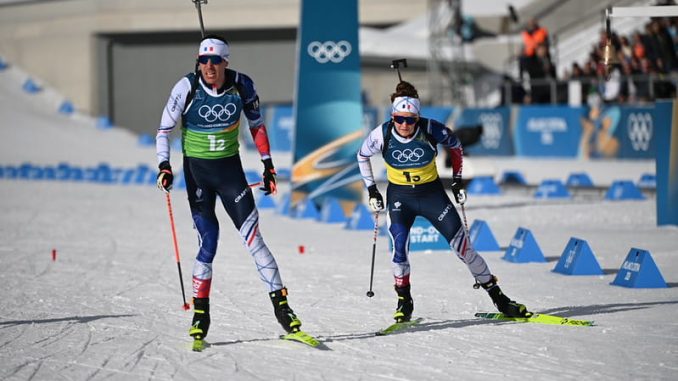 JO Milan Cortina biathlon Lou Jeammonot et Quentin Fillon-Maillet
