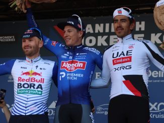 Nokere Koerse 2026 podium Philipsen