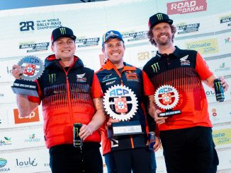 Rallye-raid du Portugal podium moto Van Beveren