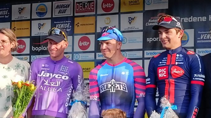Bredene Coxyde Classic 2026 podium