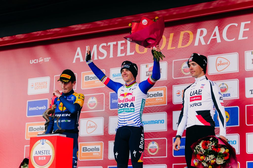 Amstel Gold Race 2026 podium