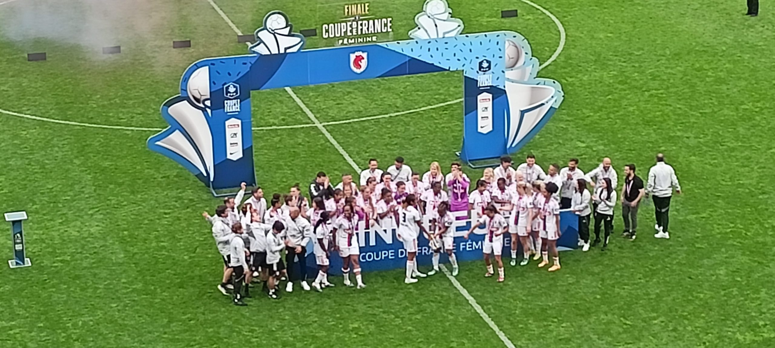 OL Lyonnes PSG 4-1 en finale de Coupe de France