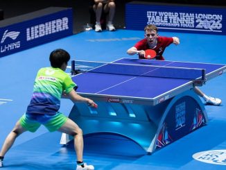 Tennis de table Flavien Coton face au Japon