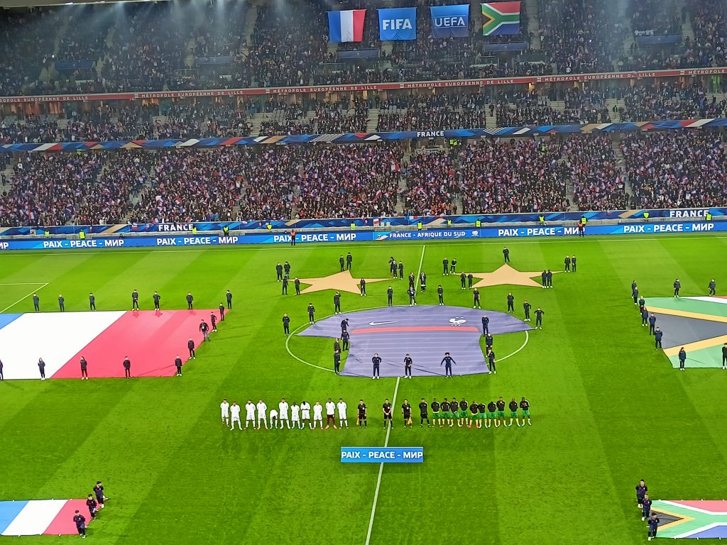 Football France-Afrique du Sud