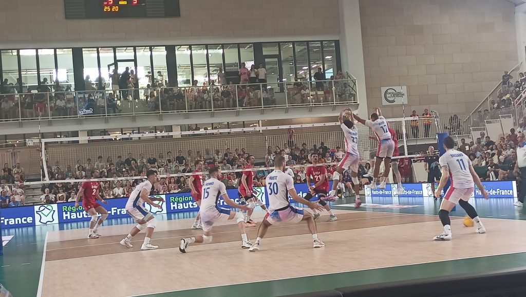 Volley France-Belgique à Tourcoing