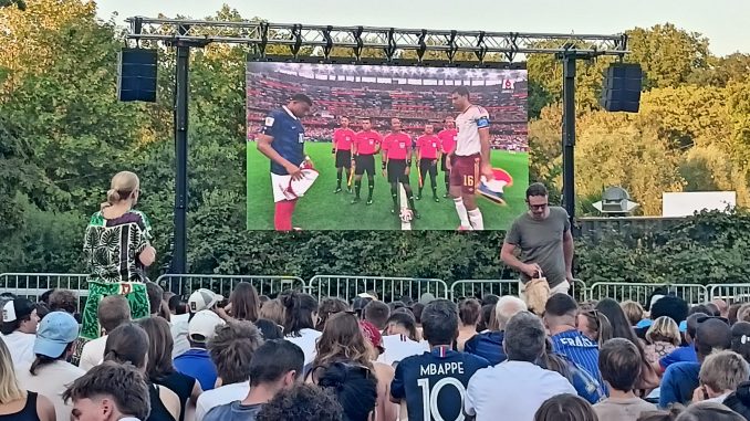 Coupe du monde France-Espagne fan zone Lambersart