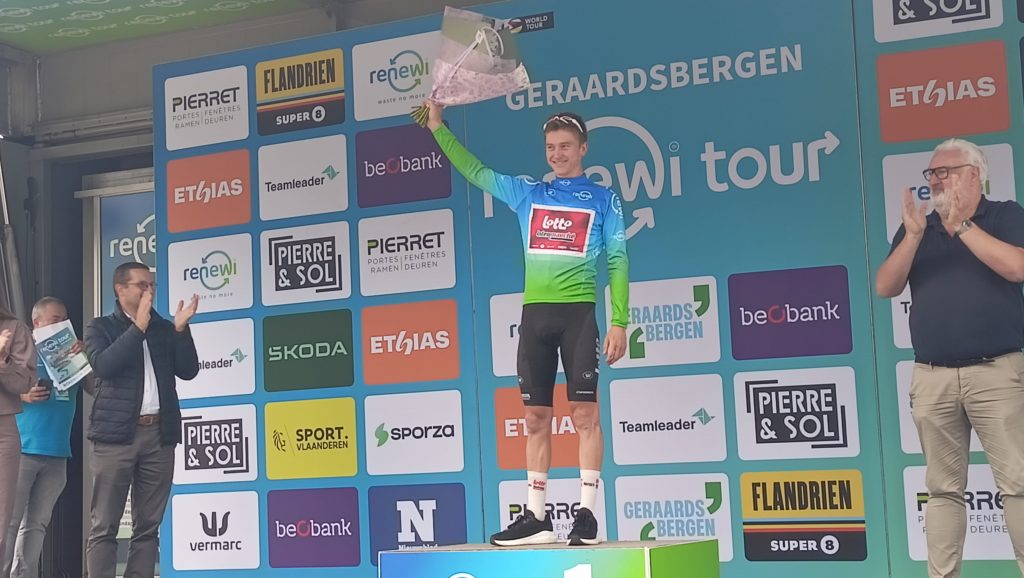 Renewi Tour 2026 Jenno Berckmoes podium