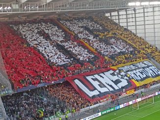 Ligue des Champions RC Lens-Sporting Portugal tifo
