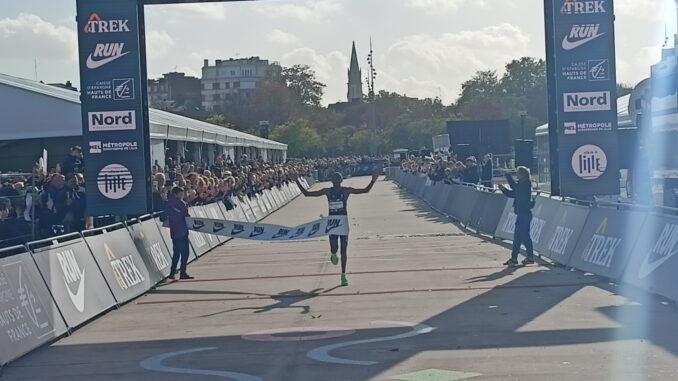 Marathon de Lille 2026 arrivée