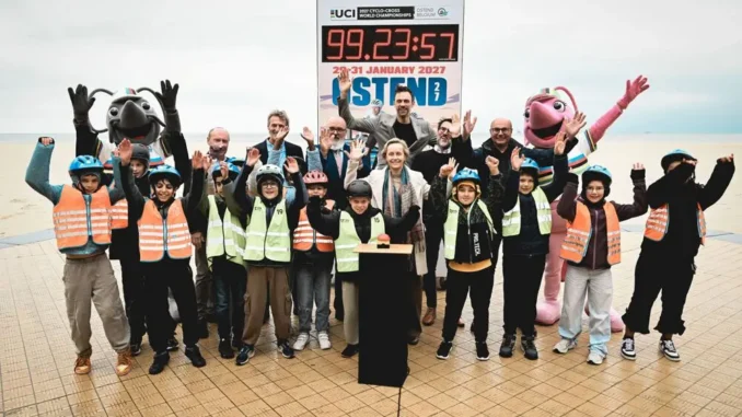 Mondiaux de cyclo-cross 2027 à Ostende J-100